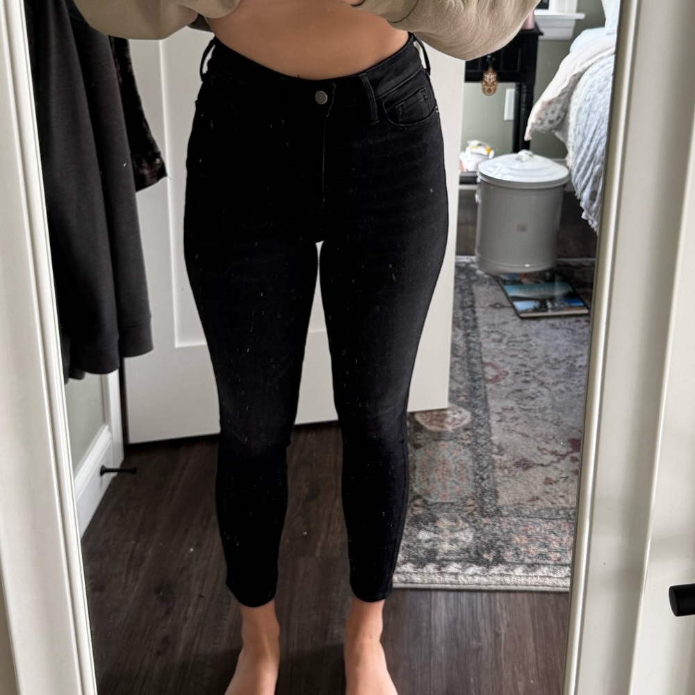 Old Navy Black Ankle Jeans